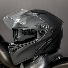 Casco integral de motocicleta aprobado por el DOT bicicleta de calle modular abatible doble visera