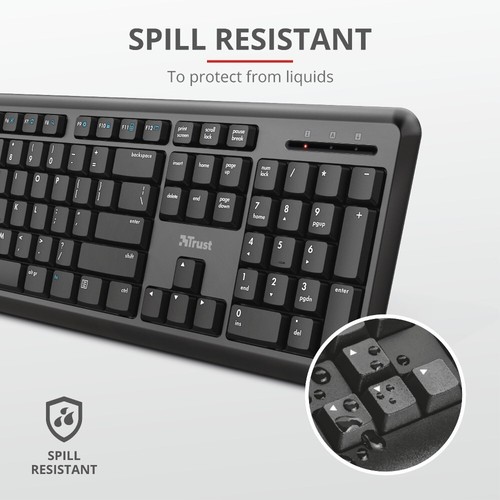 8713439239423 Trust ODY Tastatur RF Wireless QZERTY Englisch Schwarz Trust - Bild 4 von 12