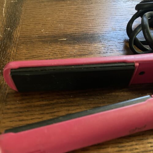 Authentic GHD 1" Electric Hot Pink Styler Flat Iron Hair Straightener - Picture 2 of 10