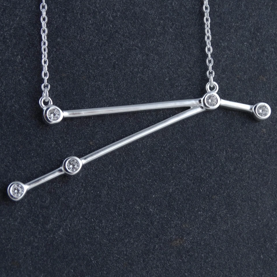 Collar Constelación Aries - Plata de Ley 925 - Estrellas Horóscopo Zodiaco  Foto 2 de 4