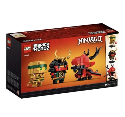 Nao④ Lego Ninjago 40490 10th Anniversary Brickheadz Set New Sealed
