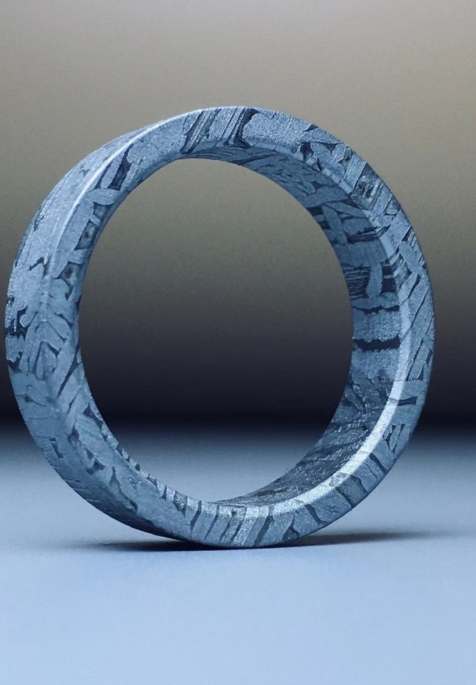 Muonionalusta meteorite ring Meteor Wedding Ring size:8 | eBay
