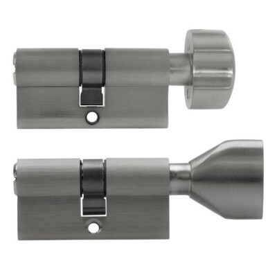 2 -10x Knaufzylinder 60mm 30/30 Tür Zylinder Schloss gleichschließend