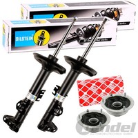 2X Bilstein B4 Gasdruck StossdÄMpfer + Febi Domlager Passend FüR Bmw 3Er E36