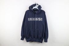 Vintage 90s Y2K Womens Medium UConn University of Connecticut Hoodie Sweatshirt
