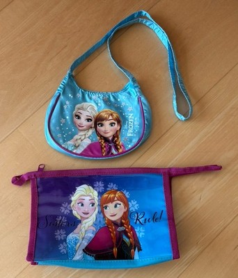 Disney Kulturbeutel + Handtasche Eiskönigin / Frozen / Anna & Elsa, gebraucht