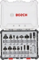 Bosch Pro NutfräSer-Set, Gemischt, Schaft 6 Mm, 15-Tlg