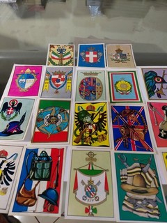 LOTTO DI 18 STEMMI STORIA DEL RISORGIMENTO ITALIANO PANINI 1969 OTTIMI DIVERSI