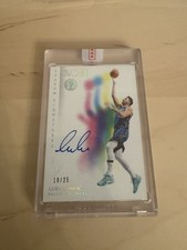 2023-24 Panini Noir Shadow Signatures Luka Dončić Autograph /25 Dallas Mavericks