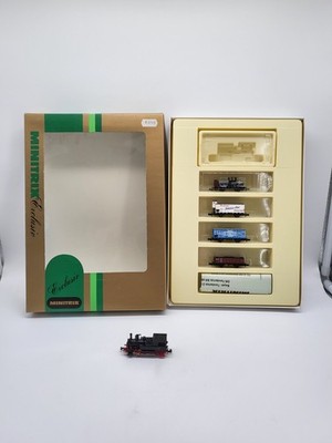Minitrix Spur N 11014 Zugset Dampflok BR89 Analog der DR in OVP