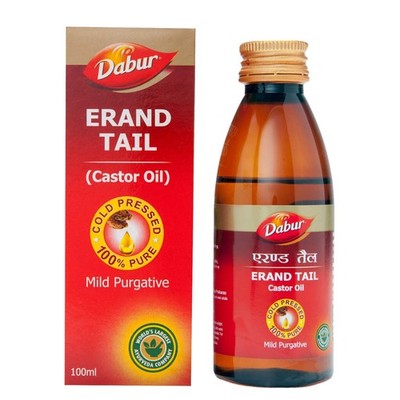 Dabur Erand Oil (Castor Oil) 100ml Pure Cold Pressed