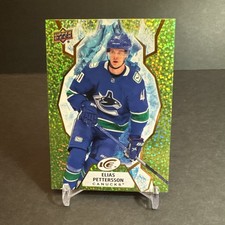 2021-22 Upper Deck ICE GREEN Hockey #41 Elias Pettersson CANUCKS EX/NM