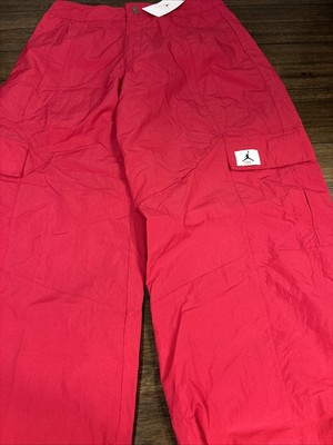 Jordan Jumpman Flight Parachute Track Pants Red/pink Women s SIZE L Loose Fit