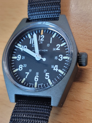 MARATHON  General Purpose Quartz w MaraGlo (GPQ) High-Impact C 34mm Sage Green