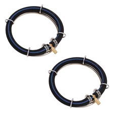 2Pcs Stainless Steel Aquarium Aeration Rings Easy Install Oxygen Bubble