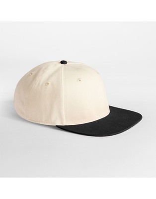 Beechfield Contrast Flat Peak 6 Panel Cap B662