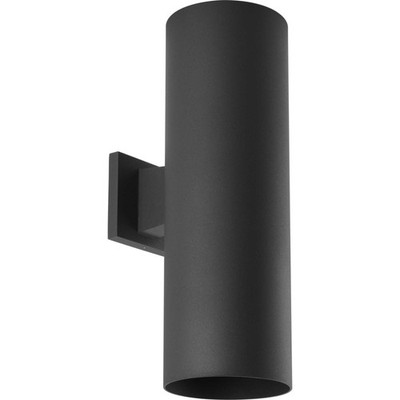 Progress Lighting P5642-LED LED Cylinder Outdoor Wall Sconce - Up - Black