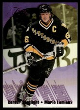 1994-95 Flair Center Spotlight Mario Lemieux Pittsburgh Penguins #6