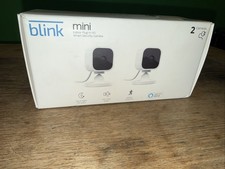 Blink Mini Indoor 1080p Wi-Fi Home Security Camera 2-Pack White Two Way Audio HD