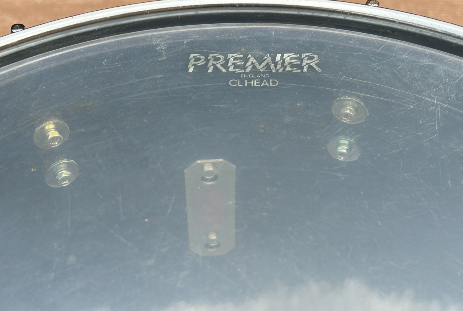 PREMIER 14 x 12" Rack tom 8-lugs White Made in England photo 7