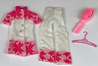 Vintage BARBIE FUN FLAKES Outfit #3412 Long Blouse/Top & Pants Excellent!