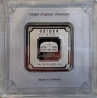 Geiger 50 Gram Silver Square Bar .999 Fine Silver Sealed Assay Made in Germany
