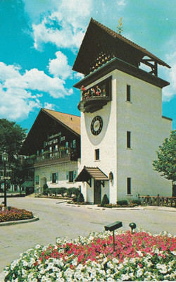 Vintage Frankenmuth MI Michigan, Frankenmuth Bavarian Inn Postcard a 5275