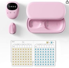 Wireless Bedwetting Alarm for Girls, USB Rechargeable, Pink