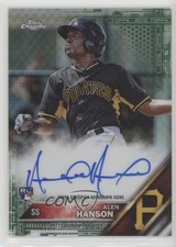 2016 Topps Chrome Rookie Auto Green Refractor 83/99 Alen Hanson #RA-AH Auto fm0