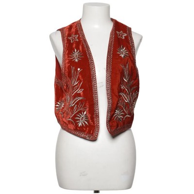 Costes Rebel, Outdoor Weste, Damen, Größe: L, REB SPARKLE VELVET GILET, Rot #jYK
