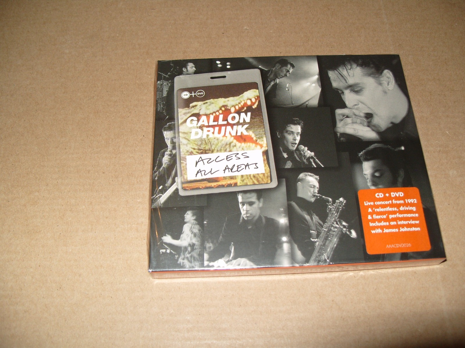 Gallon Drunk Access All Areas (CD) Album with DVD NEW AND SEALED  (L.S.)