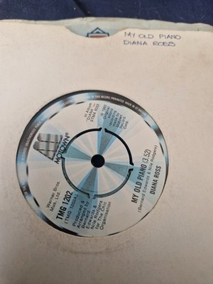 Diana Ross.  My old piano   7  vinyl. 1980. Motown  records ebay uk free P&P