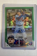 2023 Topps Chrome - Rookie Autographs Matt Wallner #RA-MWA Green Refractor...
