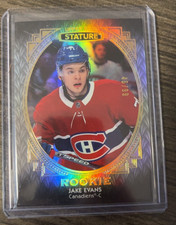 Jake Evans 2020-21 UD Stature Rookie Portrait /99 Montreal Canadiens RC