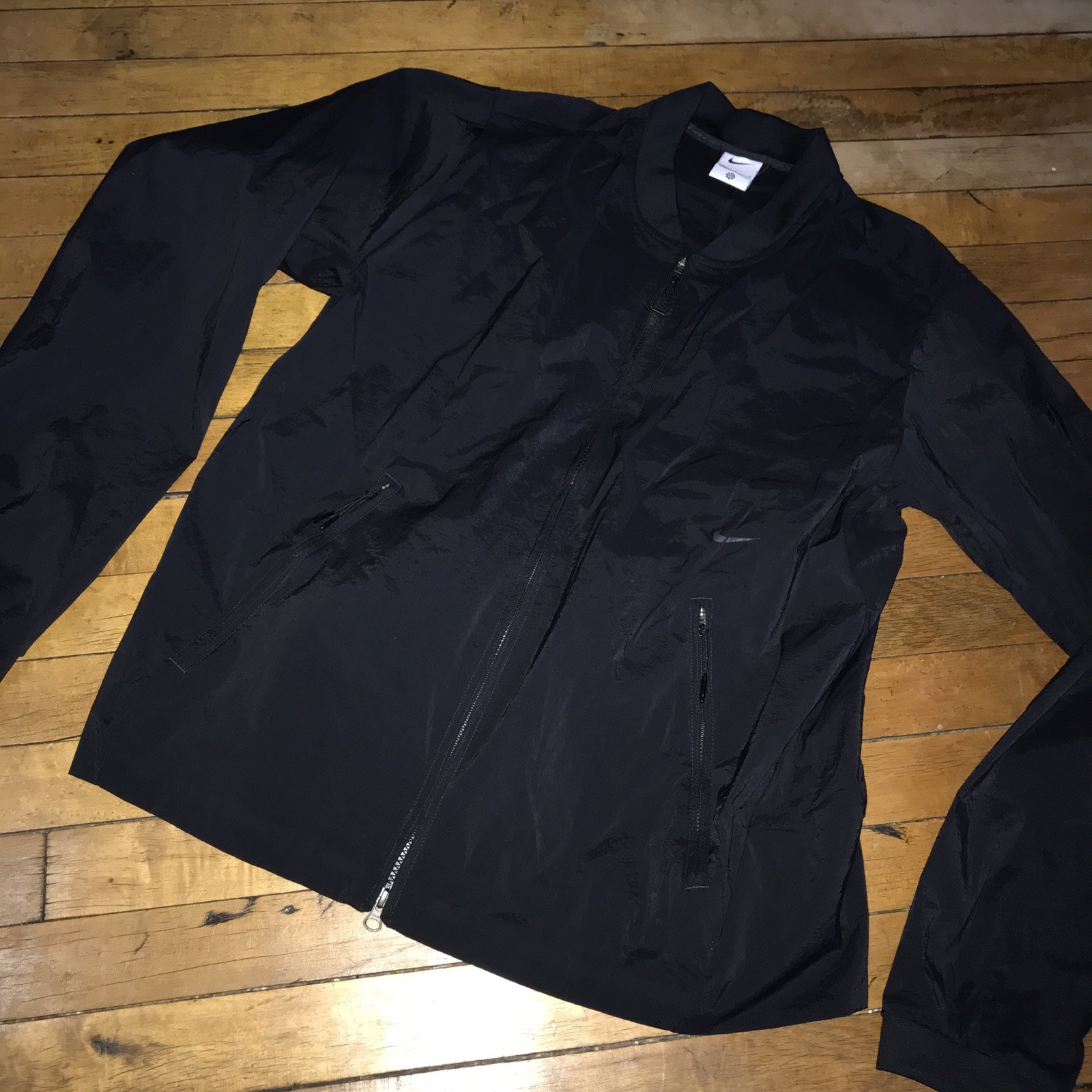 Nike Axis Medium Black Windbreaker Performance Ja… - image 1