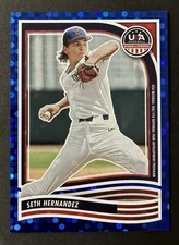 2024 Panini Stars and Stripes - (Seth Hernandez) Blue Dot 009/149 (Pirates) #170