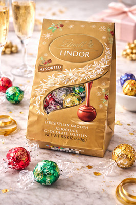 Lindt Lindor Assorted Chocolate Truffles 8.5oz Gift Box Lindt Candy