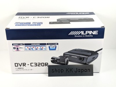 Alpine DVR-C320R WLAN GPS Stealth Dash Camera 1080p HD Front Rear Black