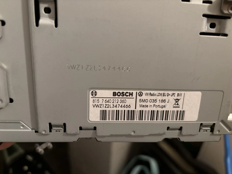 VW Tiguan Autoradio RCD310 Radio CD Player Audio 5M0035186J - Bild 4 von 4