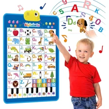 Electronic Alphabet Wall Chart for Kids Age 3-4 - Educational Learning Toy