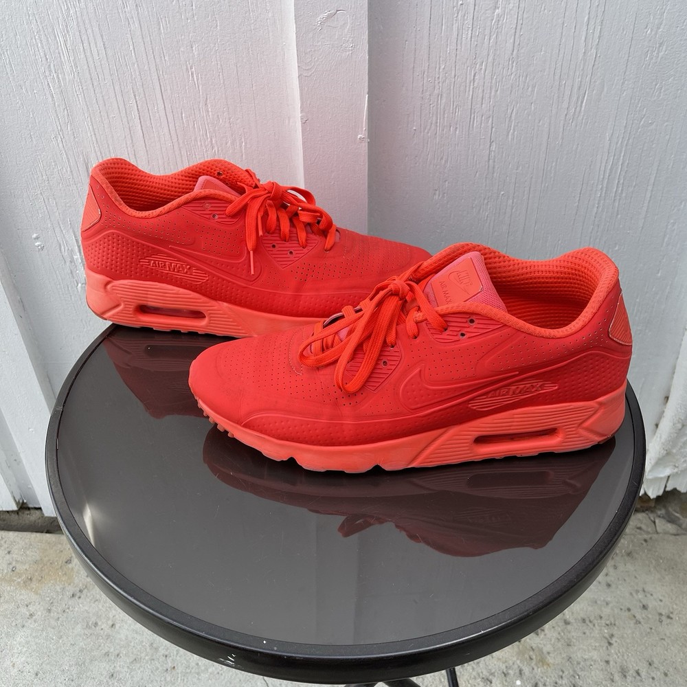Pre-Owned Men's Nike Air Max 90 Ultra Moire Running Shoes Size 12 819477-600