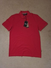 Boss by Hugo Boss Men's Pallas Cotton Regular-Fit Polo Shirt - Red - MUS Medium