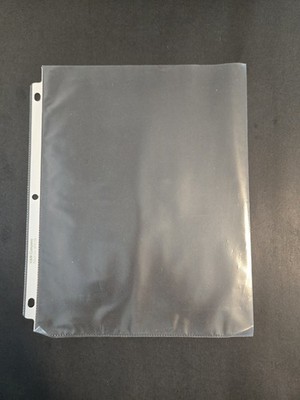 K&M POLY-VU TOP LOADING Sheet Protectors   8'' X 11''