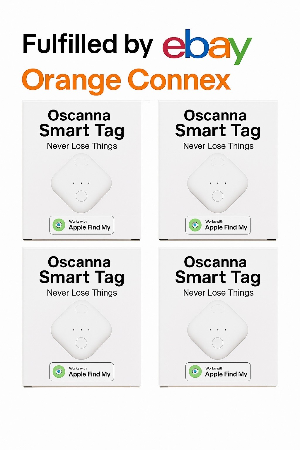 4 PCS x Air Tracker Tag with Apple Find My For Apple air Tag 3 YEAR BATTERY