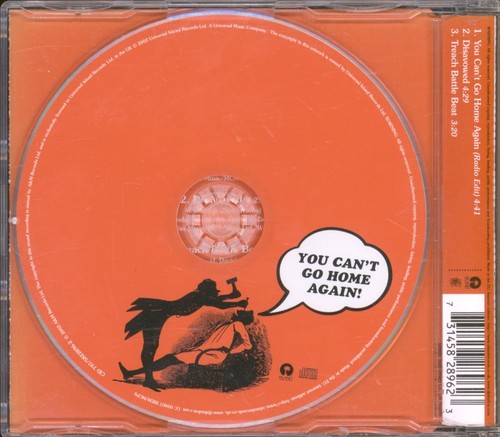 DJ Shadow You Can't Go Home Again! CD UK Island 2002 Single CID797 - Bild 2 von 2