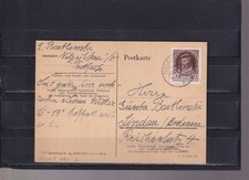 DDR NR.497 AUF KARTE MIT STEMPEL NETZSCHKAU.