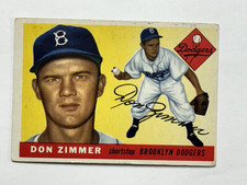 1955 Topps - Don Zimmer #92 (RC)  VGEX  PLEASE READ DESCRIPTION