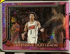 Houston Blastoff Defensive Duo Leads ——  Pink Holo Sparkle Foil —— 2025-26 Topps