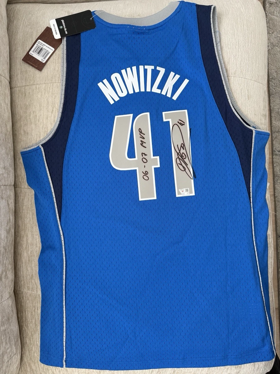 Dirk Nowitzki Signed Mavericks LE Jersey Inscribed "12x All NBA" (UDA