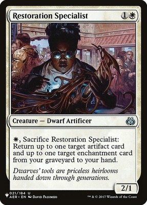 [MTG] Restoration Specialist (AER-21) (PLST) LP-HP